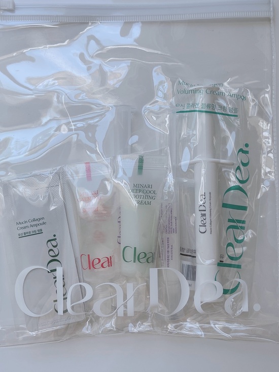 ClearDea Other - New ClearDea Mucin Collagen Voluming Cream Ampoule Bundle Kit Korean Skincare